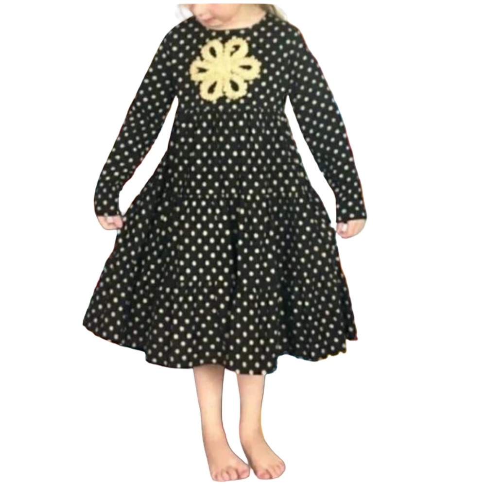 Hanna Andersson Hanna Andersson Twirl Polka Dot Cotton Dress US size 14